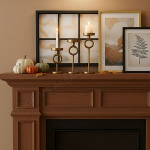 Nordic Boho Direct Factory Nueva llegada Metal Ombre Portavelas y soporte de vela para decoración en fiesta Boda y hogar - Product Image 3