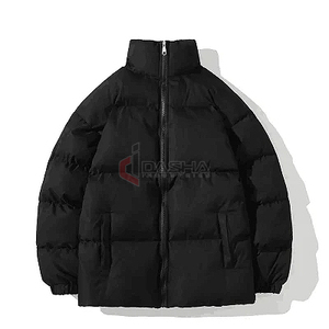 <b>Quilted</b> Warm Padded Puffer Jacket Stand Collar High Quality <b>Winter</b> Custom Logo Streetwear Coat - Product Image 6