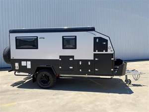 Remolque de viaje en forma de lágrima, caravana y furgoneta todoterreno con engranaje de baño para uso doméstico en vehículos o automóviles - Product Image 2