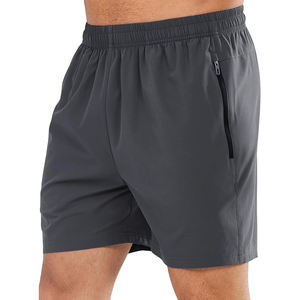 Pantalones cortos transpirables de alta calidad para hombre, pantalones cortos informales para gimnasio, nuevo diseño, pantalones cortos para correr, bolsillos en la cintura elástica - Product Image 1
