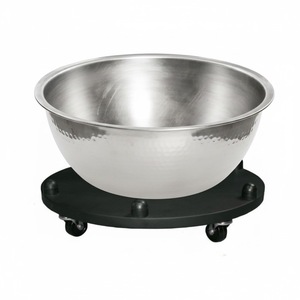 Bol de pédicure en cuivre martelé finition argent, fabriqué à partir de cuivre de haute qualité, respectueux de l'environnement, bols de massage des pieds, bols de pédicure, bols de spa - Product Image 3