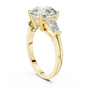 Anillo de Compromiso Clásico Personalizado de Oro de 18K con Diamante Cultivado en Laboratorio Certificado por IGI de 4.25CT E VS1 con Engaste de Puntas para Aniversario o Fiesta - Product Image 3