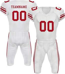 Camiseta Deportiva Retro Americana Unisex Personalizada, Corta, Holgada, Vintage, de Malla, con Cuello en V, de Secado Rápido, con Números de Equipo, para Fútbol - Product Image 1