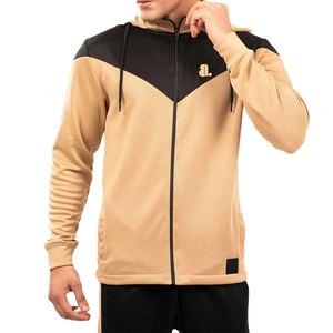 Sudadera con Capucha para Hombre, Nueva Colección, 100% Algodón, Cierre de Bloqueo, Forro Polar Grueso de Invierno, Diseño con Logotipo Bordado y Pedrería, Frente Sólido - Product Image 1