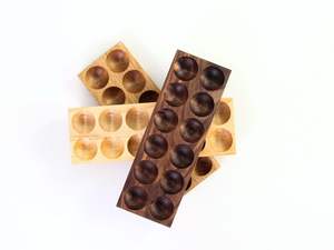 Plateau porte-œufs en bois Rangement de cuisine de ferme pour œufs de poule frais - Product Image 2