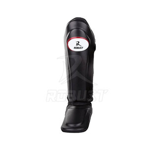 ROBUST INDUSTRIES Protège-tibia professionnel MMA de haute qualité-cuir vert ajustement confortable universel pour adultes personnalisable - Product Image 5
