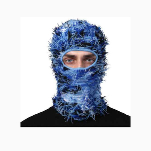 Diseño único impreso pasamontañas venta al por mayor cubierta facial motocicleta sombreros para ciclismo desgaste calor reactivo tejido pasamontañas - Product Image 1