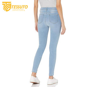 กางเกงยีนส์เอวสูงของผู้หญิงกางเกงยีนส์เอวสูงมีสไตล์ - Product Image 5