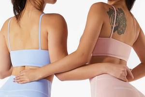 Ensemble de soutien-gorge de yoga pour femmes Fitele - Soutien-gorge de sport simple à maintien élevé, antibactérien, en élasthanne/nylon - Product Image 5