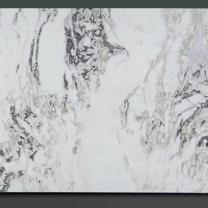 Fendy đá cẩm thạch trắng sang trọng đá đánh bóng mài lớn tấm Tường sàn gạch đảo - Product Image 2