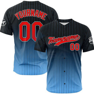 Maillot de baseball personnalisé de style optimal, en maille, avec options de sublimation et de broderie de logo personnalisé, uniforme d'équipe vierge - Product Image 1