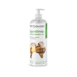 PETBIOLOGY Champú y Acondicionador 2 en 1 para Perros y Cachorros, Tamaño Familiar, 750 ml - Product Image 1