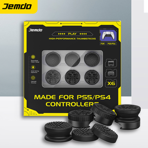 Fundas Protectoras Antideslizantes para Joysticks Jemdo, Cubiertas Protectoras Antidesgaste para Botones de <span class=keywords><strong>PS5</strong></span> y PS4, Tapas Elevadoras para Botones de Control de Consola de Juegos - Product Image 1
