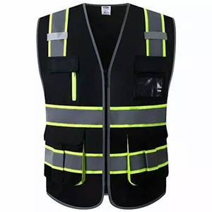 Nouveau design en gros meilleure qualité gilet réfléchissant de travail haute visibilité gilet de travail respirant avec logo personnalisé - Product Image 4