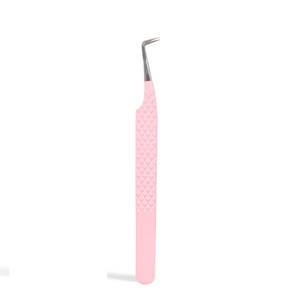 Gran oferta, pinzas de punta de fibra de extensión de pestañas mate populares, gran oferta, proveedores de fábrica antiestáticos, pinzas puntiagudas - Product Image 1