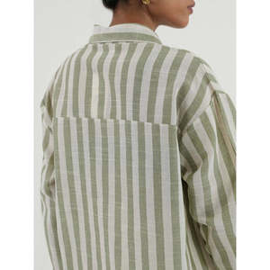 VERDI เสื้อเชิ้ตผ้าฝ้ายป๊อปลินทรงปกติ ปกเสื้อเรียบง่าย แฟชั่นสำหรับฤดูใบไม้ผลิ/ฤดูร้อน WC444 - Product Image 6