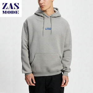 Sudadera Gruesa de 300gsm 500gsm con Logotipo Personalizado del Fabricante, Sudadera con Hombros Caídos, Estilo Francés, Holgada, Corta, de Gran Peso para Hombre - Product Image 1