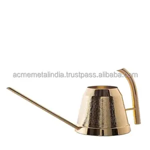 Regadera de metal elegante con mango, ideal para plantas de hogar y jardín, uso en interiores y exteriores, regadera de flores elegante - Product Image 3