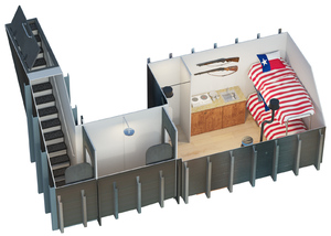 Bestbunker Refugios de bombas nucleares subterráneas de acero Puerta hermética Bunker nuclear Bunkers personalizados Piezas de soldadura - Product Image 1