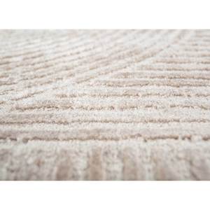 พรมไหมไผ่ผสมขนสัตว์ถักมือลายอะซาเลียสีงาช้าง หนา 10 มม. ลายแบบนามธรรม สำหรับบ้าน ห้องโถง ทางเดิน ห้องรูปสี่เหลี่ยมผืนผ้า รุ่น LRB (5017) - Product Image 3