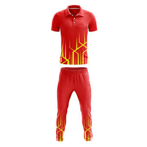 Maillot de cricket avec logo personnalisé et design de pantalon Ensemble de cricket de haute qualité - Product Image 1