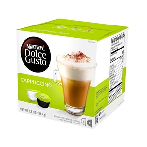 Capsules de café Nescafé Dolce Gusto Cappuccino 16 capsules, portion individuelle, compatibles avec les machines Dolce Gusto - Product Image 1