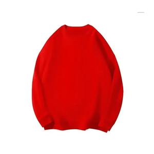 เสื้อสเวตเตอร์ลำลองบุขนแกะสำหรับผู้ชาย, เสื้อถักคอสีพื้นเสื้อสเวตเตอร์สไตล์ใส่เดินในฤดูหนาว - Product Image 3