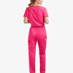 Uniformes de Hospital Stand Collar manga corta Scrubs conjuntos - Product Image 5