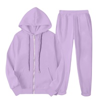 Conjunto de Sudadera y Pantalones Deportivos Casuales Personalizados con Bordado Desgastado y Parches para Mujer