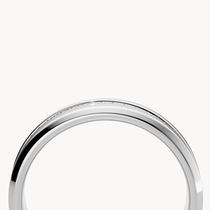 Bague de mariage Channel 5 mm en or 14 carats avec diamant de laboratoire - Product Image 6