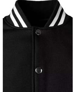 Veste bomber pour homme en laine chenille avec logo personnalisé, broderie, streetwear, noir, couple, université, baseball, lettreman, varsity, veste pour homme - Product Image 3