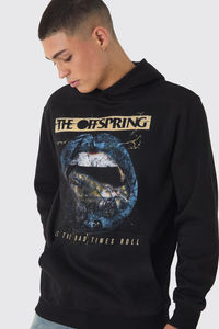 Sudadera con capucha personalizada para hombre con estampado DTG de gran tamaño 100% algodón French Terry Heavyweight Vintage Streetwear estilo estampado de labios en relieve - Product Image 3