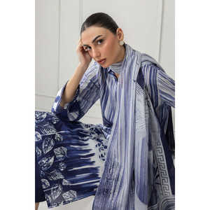 ชุดสูทผ้าลินินพิมพ์ลายแลคเกอร์ 3 ชิ้นสำหรับผู้หญิง ยี่ห้ออินดิโก เหมาะสำหรับใส่ทำงานหรือสไตล์ลำลองในฤดูร้อน - Product Image 1