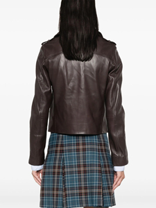 Chaqueta de cuero genuino de Invierno para mujer de talla grande a prueba de viento y transpirable estilo callejero negro chaqueta de cuero genuino al por mayor - Product Image 4