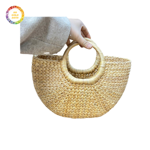 Bolsa de jacinto de agua tejida hecha a mano de Vietnam: bolsa ecológica de moda, ligera con precio de fábrica barato - Product Image 6