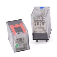 Relais électromagnétique miniature RY-ELE XS4C-D24L 5A DC 24V 14 broches 4PDT à usage général avec LED scellé