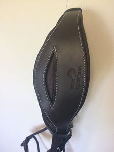 Cheval Anatomique Cuir Saut Bride Rembourré Confort Show Couture Noir Marron FABRICANT Bonne Qualité - Product Image 3