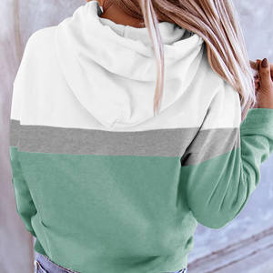 Estilo de punto Sudadera con capucha Sudaderas con capucha para mujer Otoño Invierno Fleece Logotipo personalizado Mujeres Sudaderas con capucha de gran tamaño Mujeres Sudaderas con capucha - Product Image 5