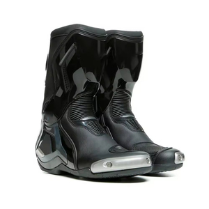 Venta al por mayor de cuero negro completo botas de montar zapatos de moto botas de motocross hechas zapatos de moto - Product Image 5