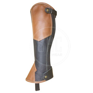 Demi-chaps d'équitation personnalisables, confortables et durables, en cuir de haute qualité - Product Image 4