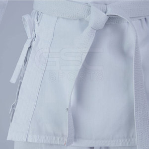 2024 Youth Karate Training Uniform Cotton Martial <b>Art</b> <b>Set</b> with Custom Logo OEM Service Available - Product Image 6