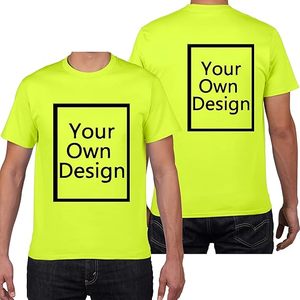 Venta al por mayor 220Gsm 100% algodón camiseta de gran tamaño para los hombres de impresión por sublimación personalizable LOGO diseño a granel camisetas en blanco - Product Image 2