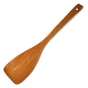 Cuillère en bois multifonctionnelle pour cuisiner, mélanger et servir les repas Cuillère en bois légère, facile à tenir et simple à nettoyer - Product Image 6