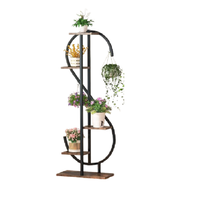 Support de pot de fleurs en métal au design moderne, support de plantes en fer forgé pour la décoration du salon, de la chambre et de l'hôtel.