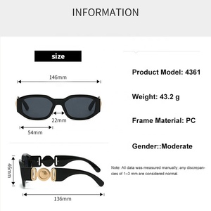 fashion Designer Sunglasses From Brand Customized Logo Unettes De Soleil for Men Women with White Red <b>Pink</b> <b>Frames</b> - Product Image 2
