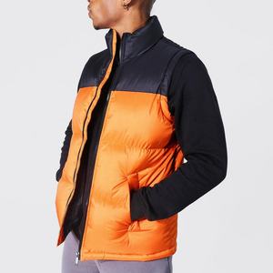 Invierno logotipo personalizado SI venta al por mayor personalizado hombres Stand Collar invierno blanco abajo chaqueta de alta calidad burbuja de talla grande chaqueta acolchada para hombres - Product Image 1