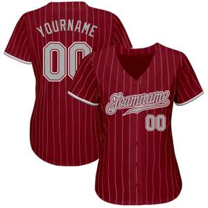 Maillots de baseball personnalisés OEM avec logos et numéros brodés Matériau de haute qualité - Product Image 1