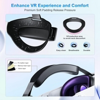 Nouveau bandeau confortable 2024 avec batterie de 10000 mAh pour accessoires VR Meta/Oculus Quest 3/3S
