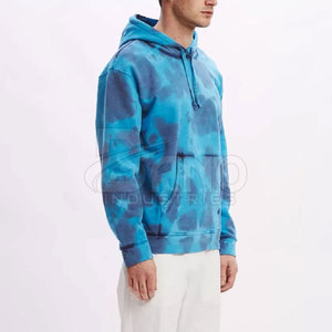 Wholesale Customized Breathable Tie Dye Hoodies Solid Color with Unique Print Pattern XS Size Latest Style <b>Fleece</b> Hooded <b>Jacket</b> - Product Image 5