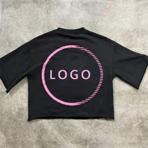 เสื้อยืดโอเวอร์ไซส์สำหรับผู้ชายผ้าฝ้ายลำลองคอตตอนลายกราฟิกทรงบ็อกซี่ออกแบบได้ตามต้องการ - Product Image 2